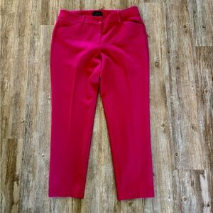 Talbots Hampshire Hot Pink Women's Pants 12 Ankle